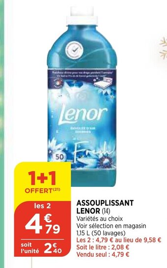 Bi1 Assouplissant Lenor offre