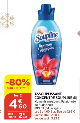 Bi1 Assouplissant Concentré Soupline offre
