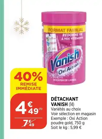 Bi1 Détachant Vanish offre