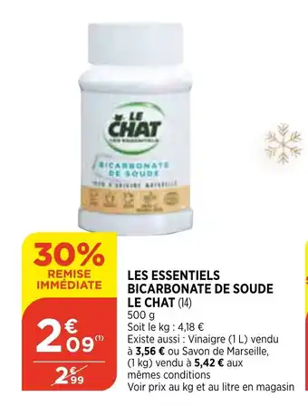 Bi1 Les Essentiels Bicarbonate De Soude Le Chat offre