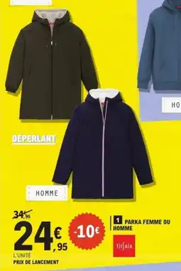 E.Leclerc Parka femme ou homme offre
