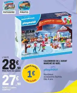 E.Leclerc Calendrier de l'avent marché de noël offre
