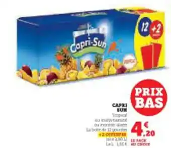 Super U Capri sun offre