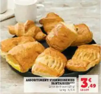 Super U Assortiment viennoiseries fantaisies offre