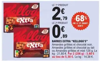 E.Leclerc Barres Extra Kellogg's offre