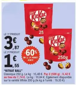 E.Leclerc KITKAT BALL offre