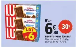 E.Leclerc BISCUITS PETIT ÉCOLIER offre