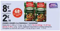E.Leclerc Légumes cuisinés à la provençale 'Cassegrain' offre