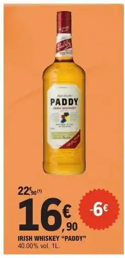 E.Leclerc IRISH WHISKEY PADDY offre