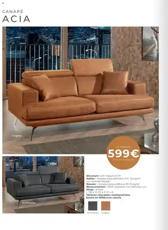 ACIA Canapé