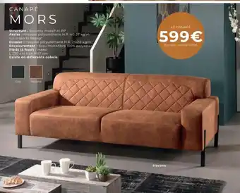 Cocktail Scandinave MORS Canapé offre