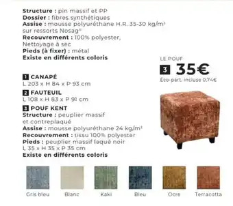 Cocktail Scandinave Le pouf offre