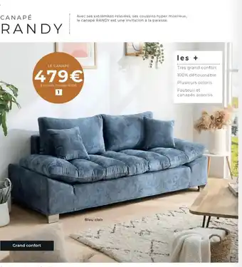 Cocktail Scandinave RANDY Canapé offre