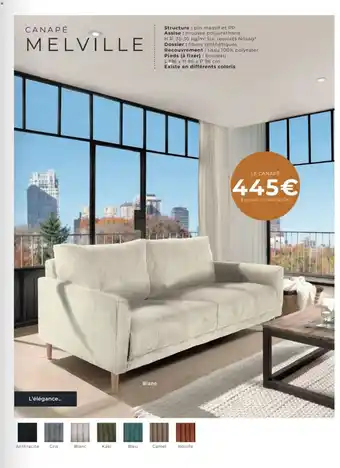 MELVILLE Canapé