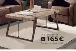 Cocktail Scandinave Table basse westmount offre