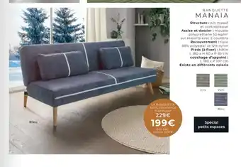 Cocktail Scandinave MANAIA Banquette offre