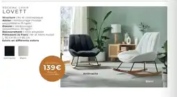 Cocktail Scandinave LOVETT Rocking chair offre
