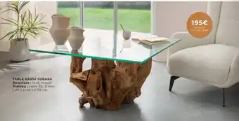 Cocktail Scandinave Table basse subara offre