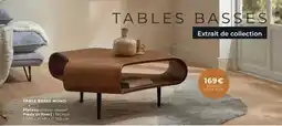 Cocktail Scandinave Table basse mono offre