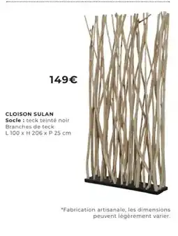 Cocktail Scandinave Cloison sulan offre