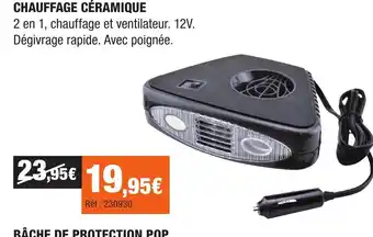Autobacs Chauffage céramique offre