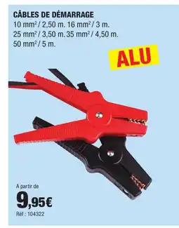 Autobacs Câbles de démarrage offre