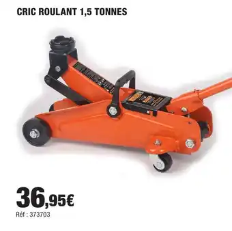 Autobacs Cric roulant 1,5 tonnes offre
