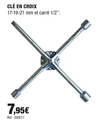 Autobacs Clé en croix offre