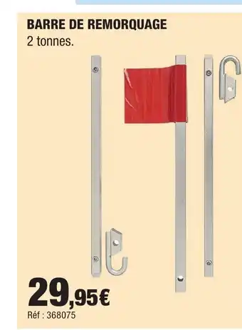 Autobacs Barre de remorquage offre