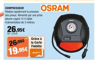 Autobacs OSRAM Compresseur offre