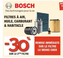 Autobacs BOSCH Filtres à air, huile, carburant & habitacle offre
