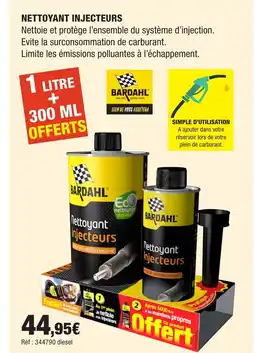 Autobacs BARDAHL Nettoyant injecteurs offre