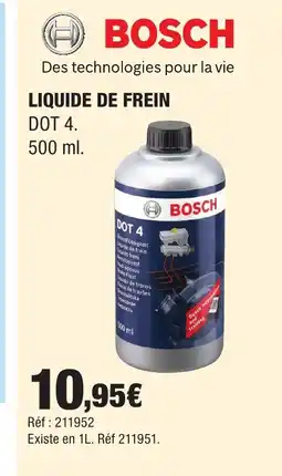 Autobacs BOSCH Liquide de frein offre