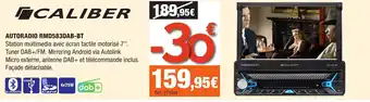 Autobacs CALIBER Autoradio rmd583dab-bt offre