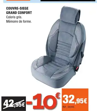 Autobacs Couvre-siege grand confort offre