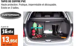 Autobacs CUSTOMAGIC Tapis de coffre pvc offre