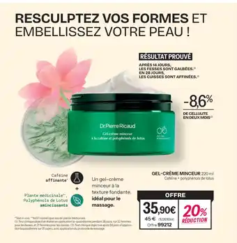 Stanhome Gel-crème minceur offre