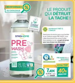 Stanhome Pre washrecharge offre