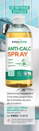 Stanhome Anti-calc spray recharge offre
