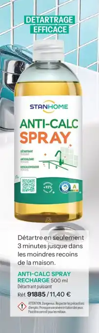 Stanhome Anti-calc spray recharge offre