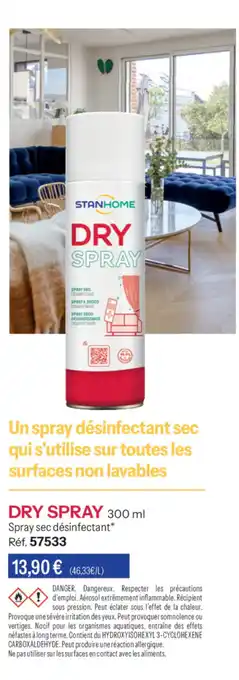 Dry spray
