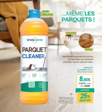 Stanhome Parquet cleaner offre