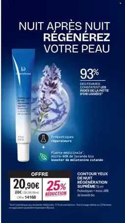 Stanhome Contour yeux de nuit régénération suprême offre