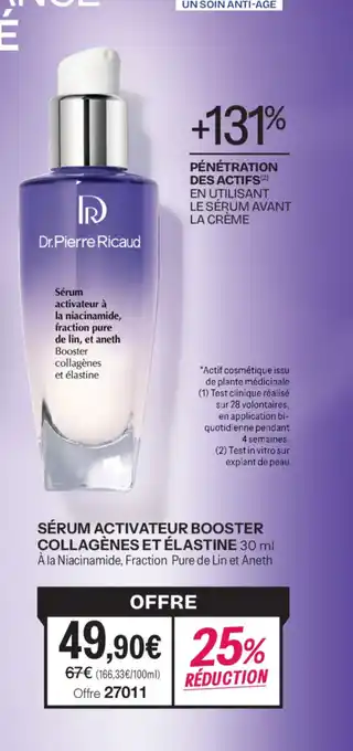 Stanhome Sérum activateur booster collagènes et élastine offre