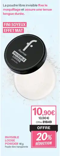 Stanhome Invisible loose powder offre