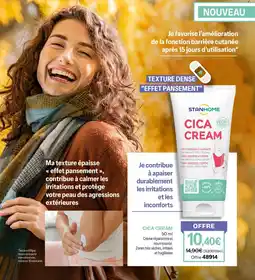 Stanhome Cica cream offre