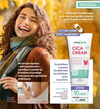 Stanhome Cica cream offre