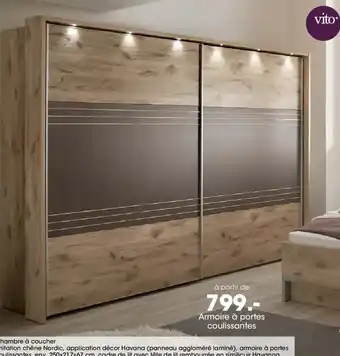 Möbel Martin Armoire à portes coulissantes offre