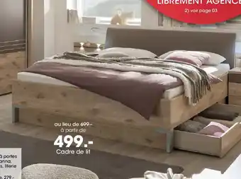 Möbel Martin Cadre de lit offre