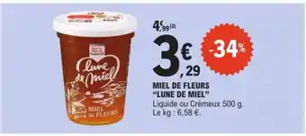 E.Leclerc Miel de Fleurs Lune de Miel offre